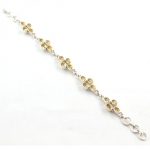 925 sterling silver yellow citrine gemstone bracelet